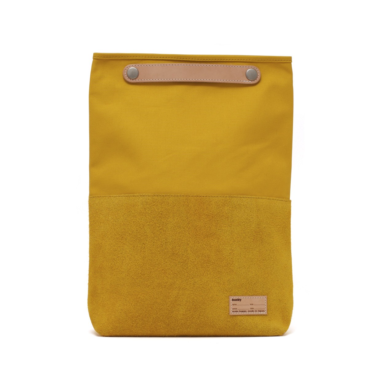 mustard clutch bag